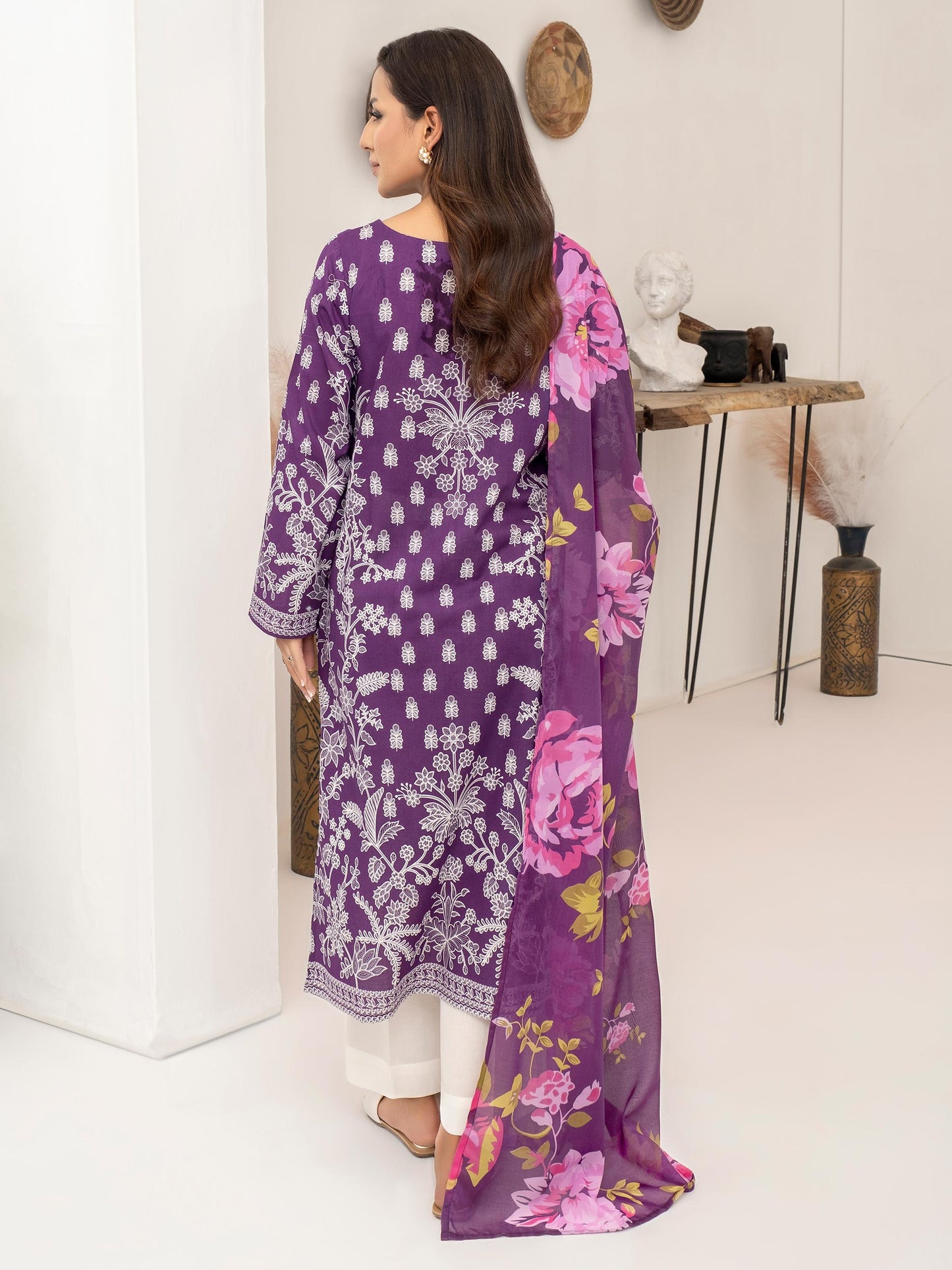 2 Piece Lawn Suit-Printed (Unstitched)