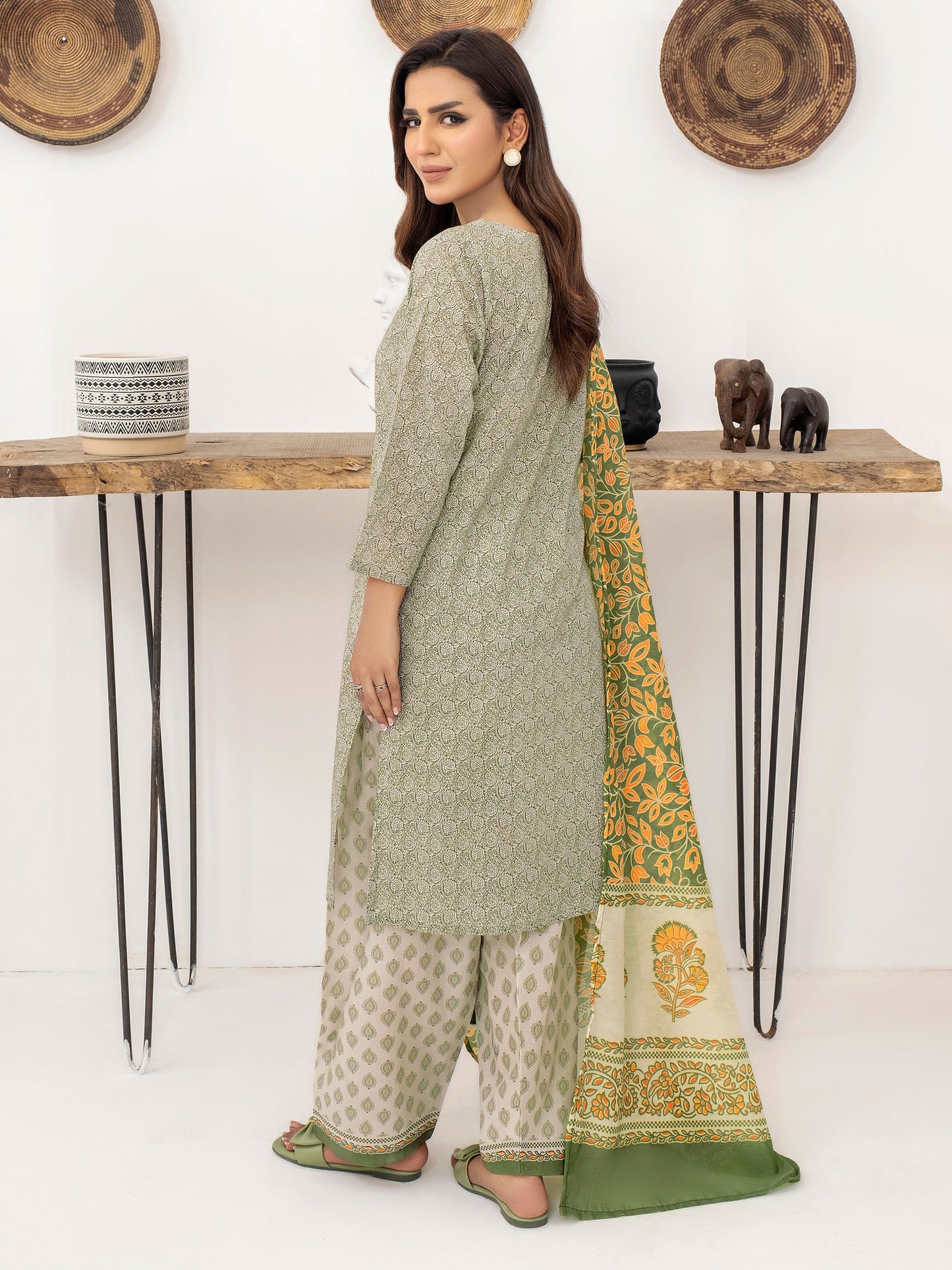 3 Piece Lawn Suit-Printed (Unstitched)