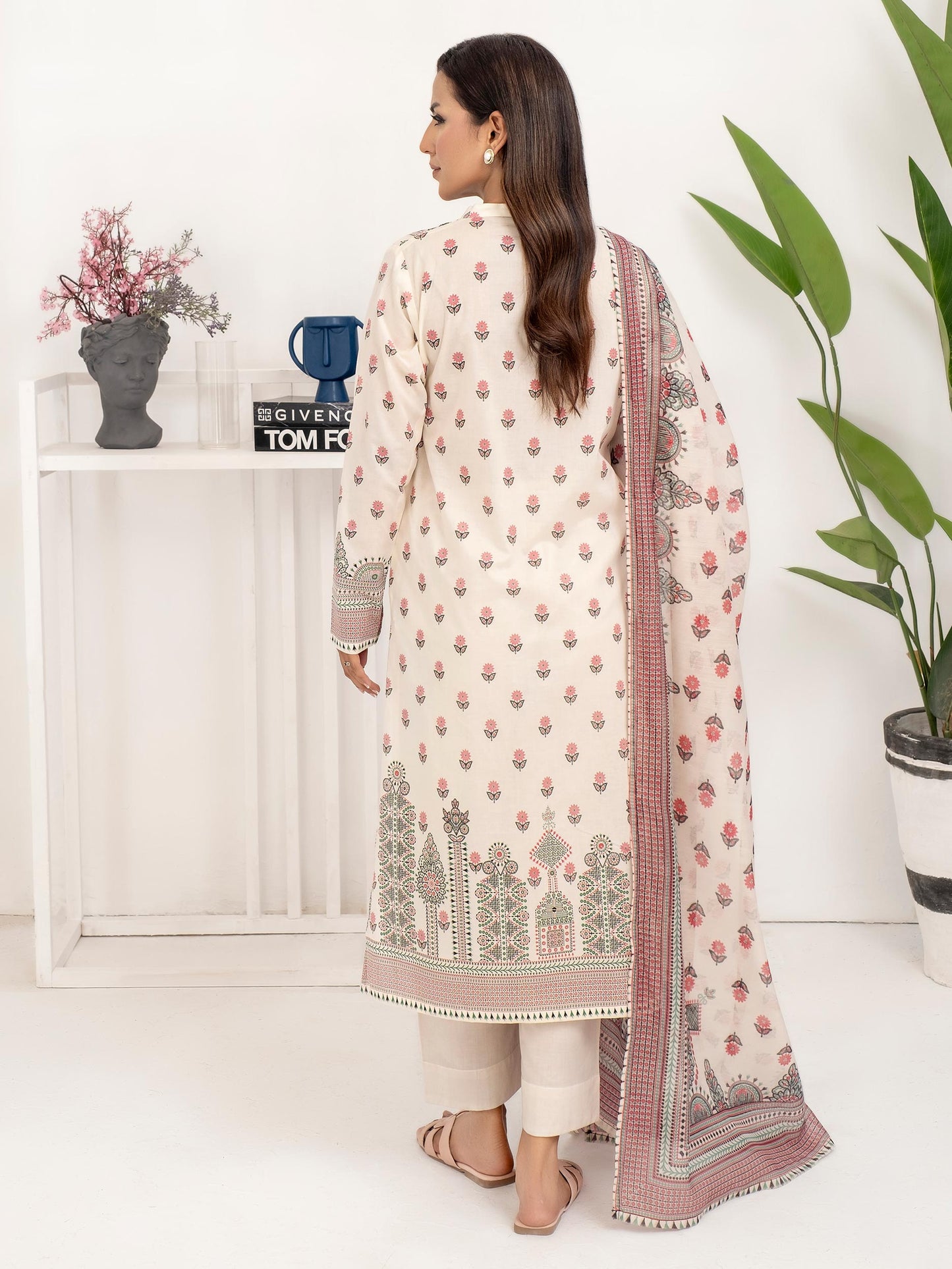 2 Piece Lawn Suit-Printed (Unstitched)