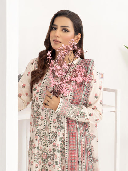 2 Piece Lawn Suit-Printed (Unstitched)