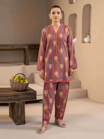 Khaddar Shirt-Paste Print (Unstitched)