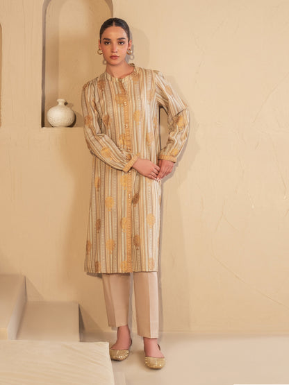 Khaddar Shirt-Paste Print (Unstitched)