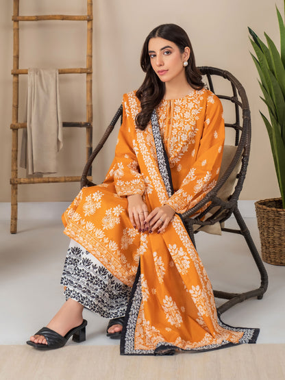 3 Piece Lawn Suit-Printed (Unstitched)