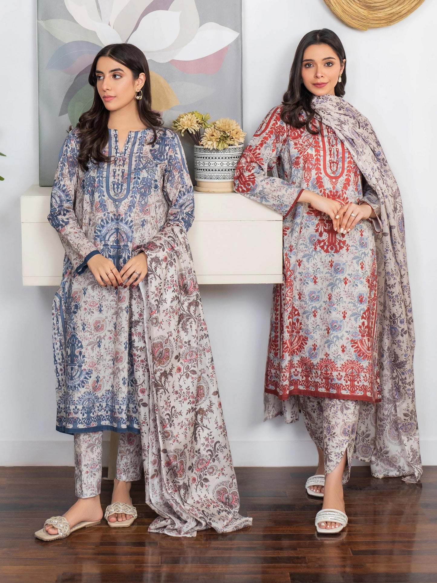 3 Piece Lawn Suit-Printed (Unstitched)