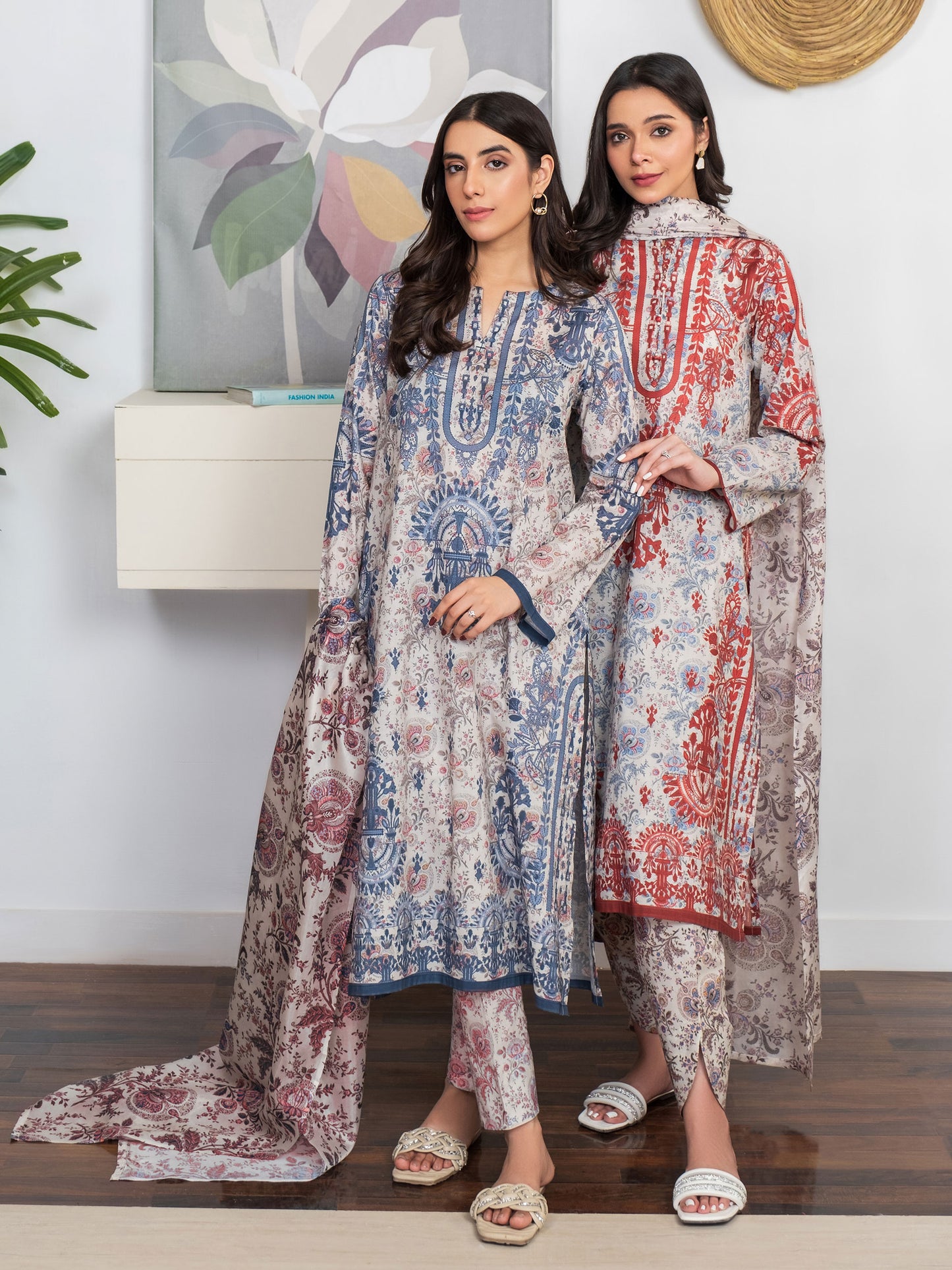 3 Piece Lawn Suit-Printed (Unstitched)