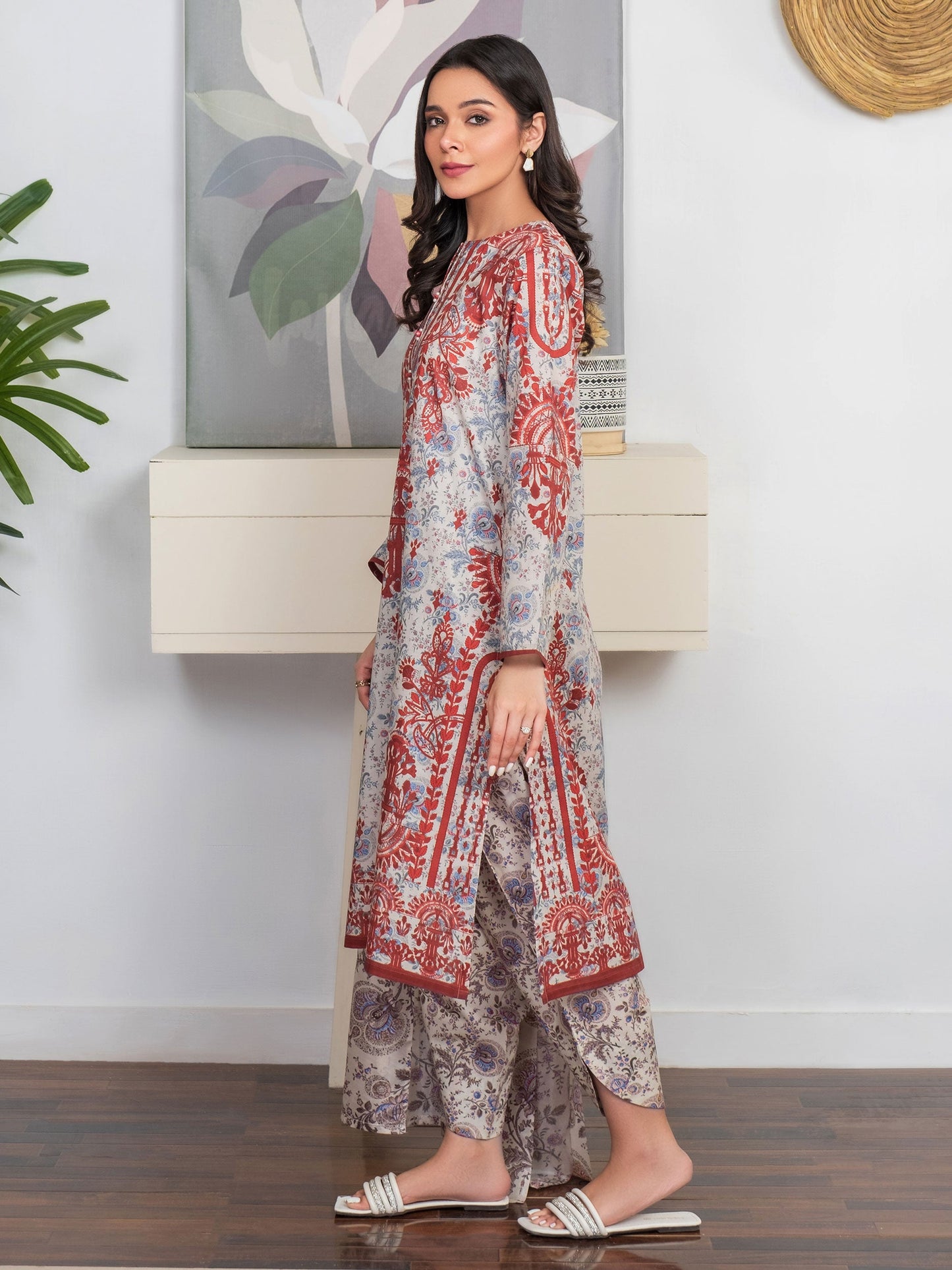 3 Piece Lawn Suit-Printed (Unstitched)