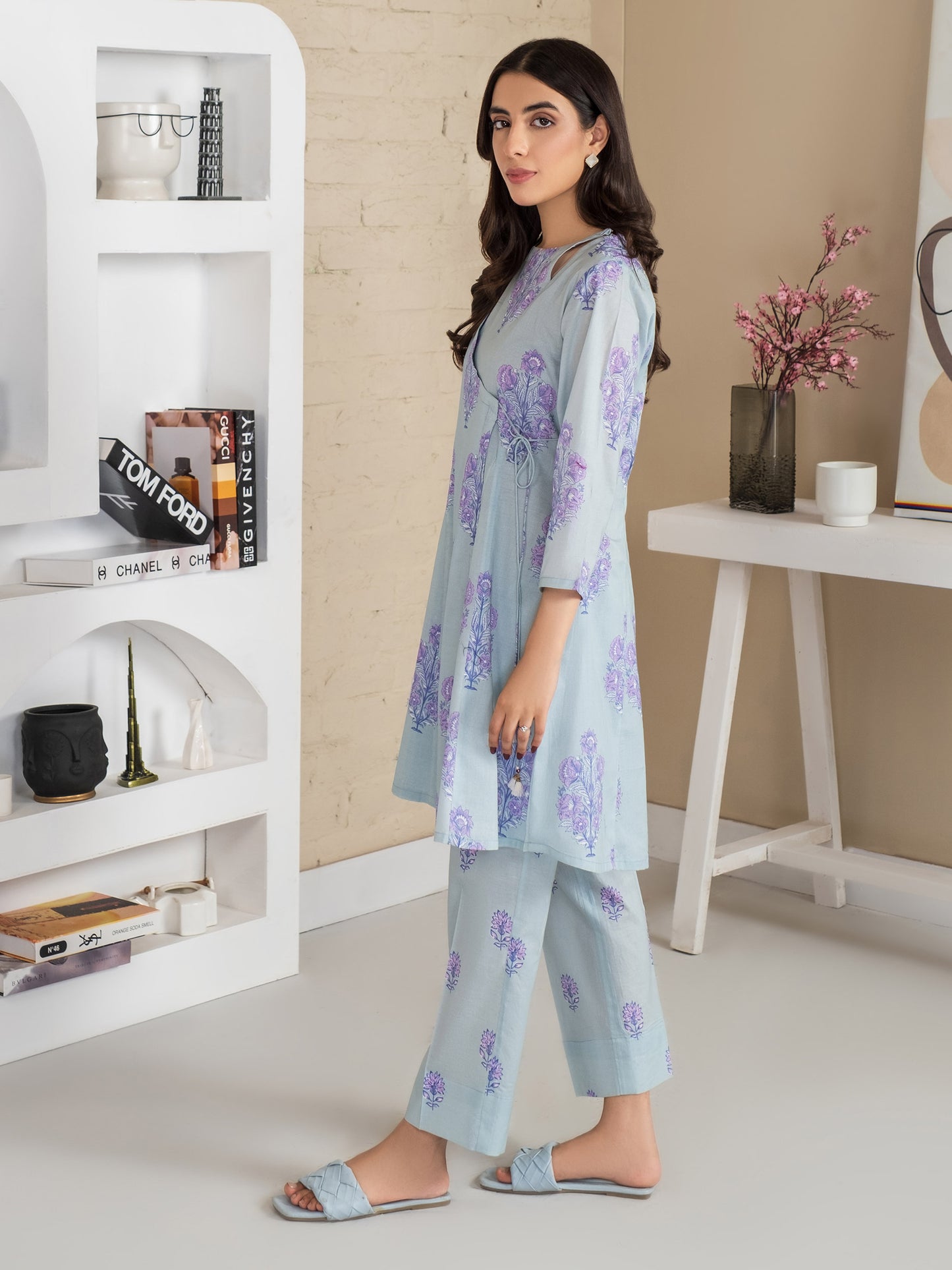 2 Piece Lawn Suit-Printed(Unstitched)