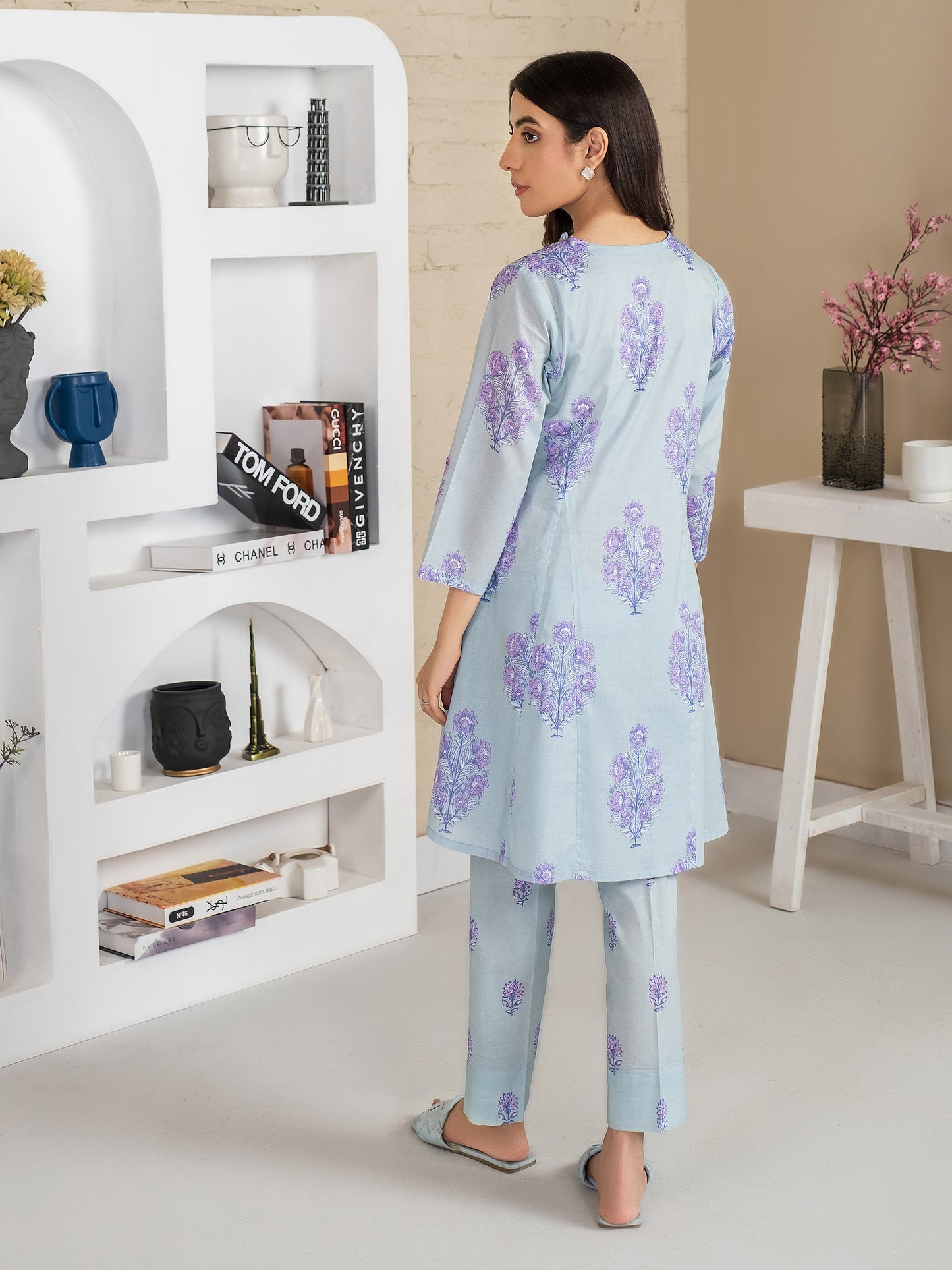 2 Piece Lawn Suit-Printed(Unstitched)