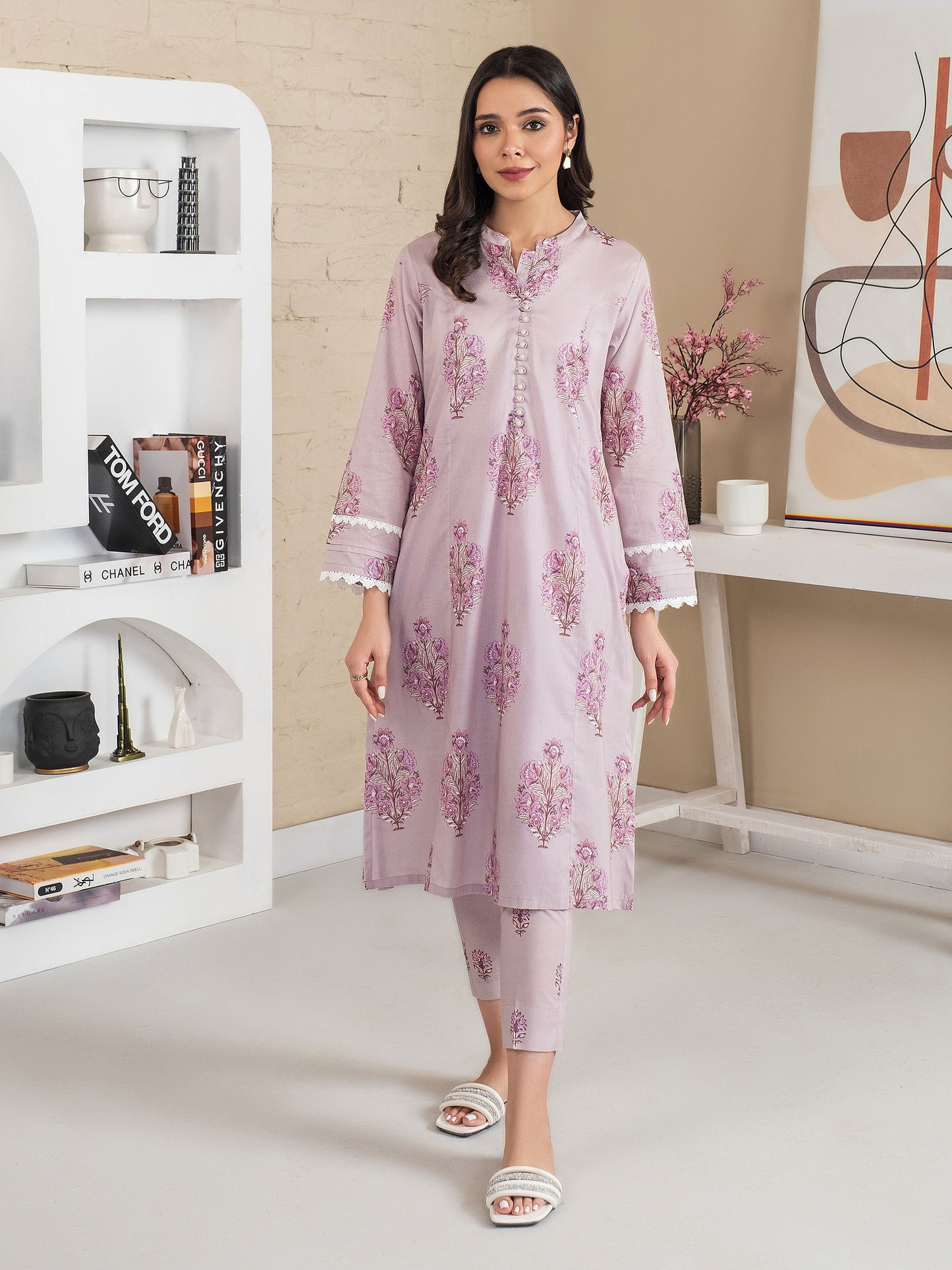 2 Piece Lawn Suit-Printed(Unstitched)