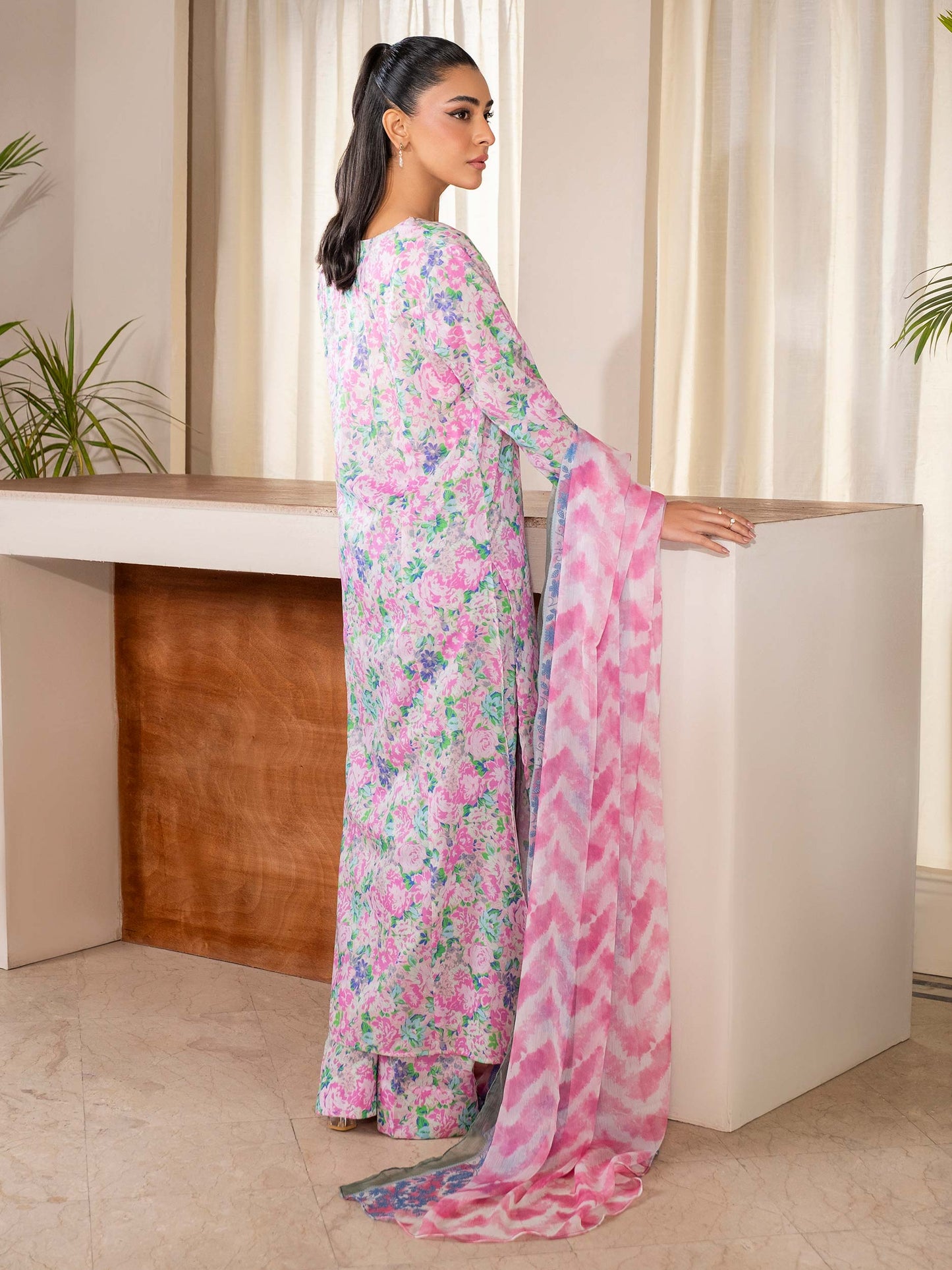 3 Piece Lawn Suit-Printed (Unstitched)