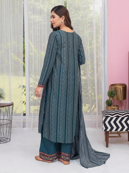 3 Piece Lawn Suit-Embroidered (Unstitched)