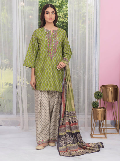 3 Piece Lawn Suit-Embroidered (Unstitched)