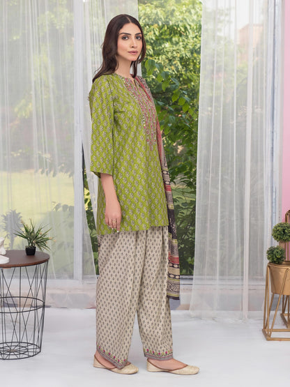 3 Piece Lawn Suit-Embroidered (Unstitched)