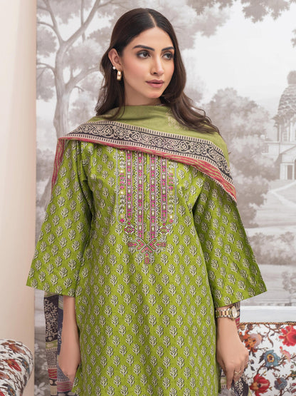 3 Piece Lawn Suit-Embroidered (Unstitched)