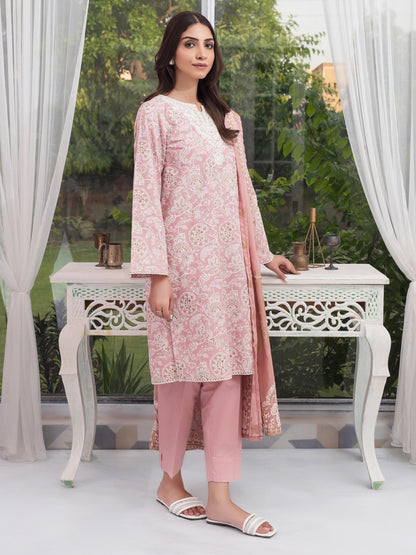 3 Piece Lawn Suit-Embroidered (Unstitched)