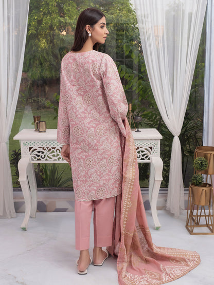 3 Piece Lawn Suit-Embroidered (Unstitched)