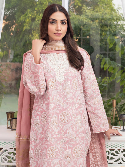 3 Piece Lawn Suit-Embroidered (Unstitched)