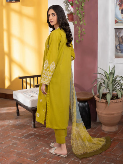 3 Piece Lawn Suit-Embroidered (Unstitched)