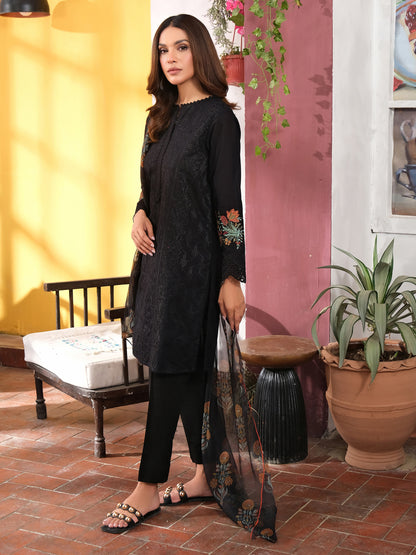 3 Piece Lawn Suit-Embroidered (Unstitched)