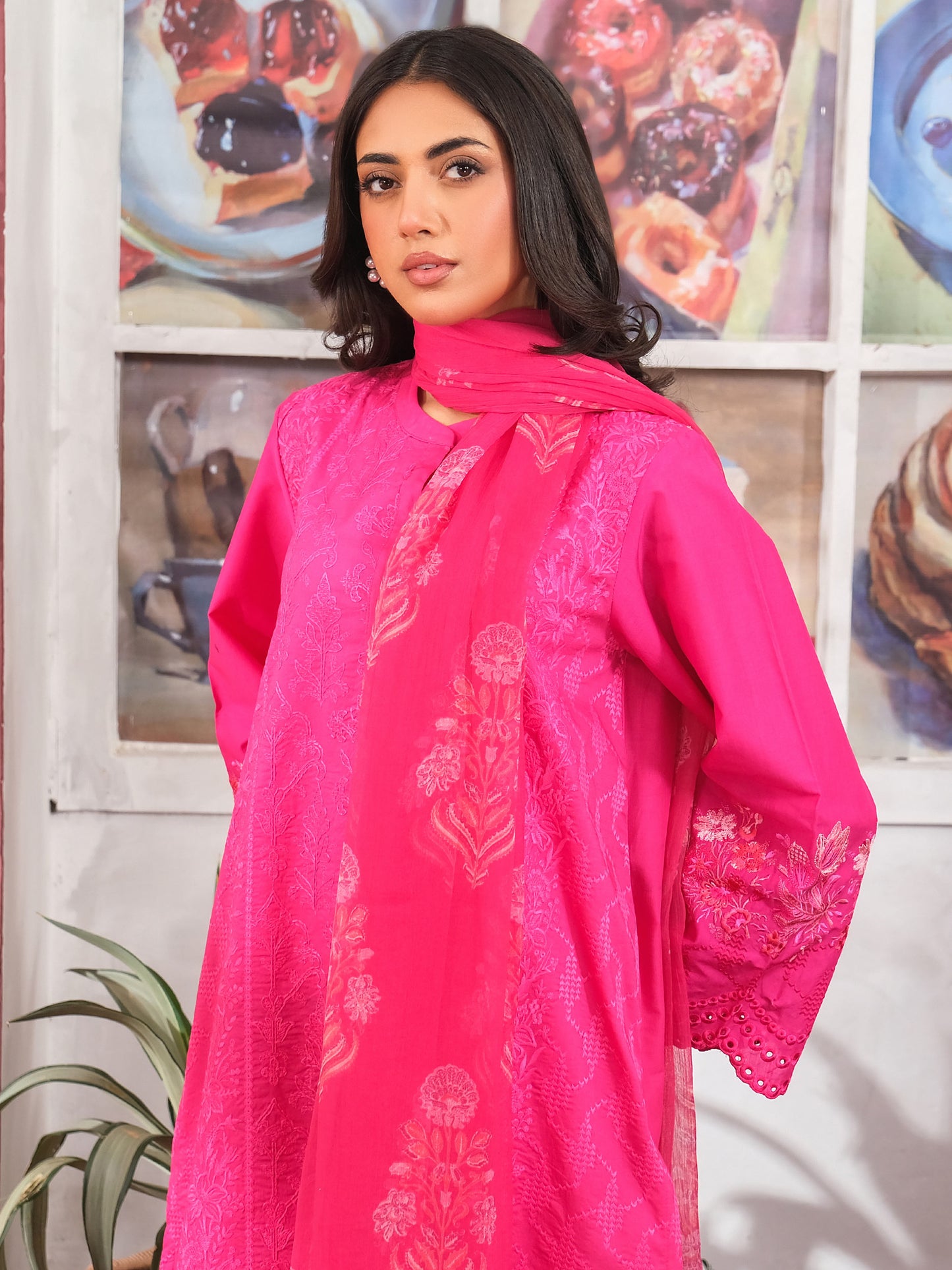 3 Piece Lawn Suit-Embroidered (Unstitched)