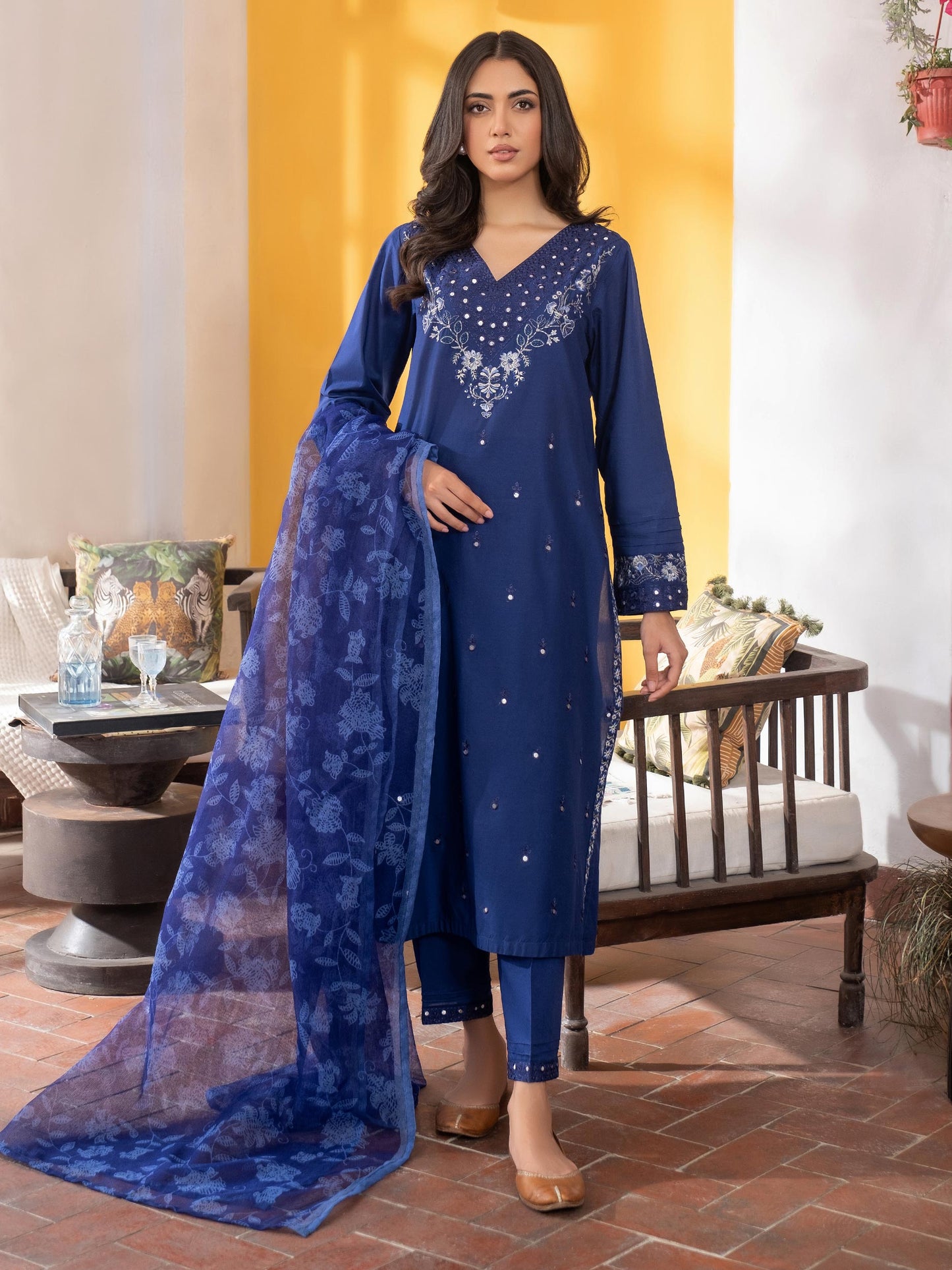 3 Piece Lawn Suit-Embroidered (Unstitched)