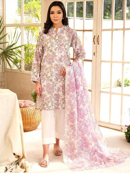 2 Piece Lawn Suit-Printed (Unstitched)