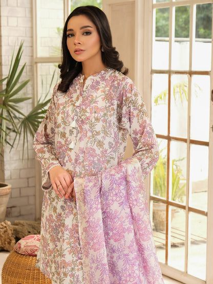 2 Piece Lawn Suit-Printed (Unstitched)