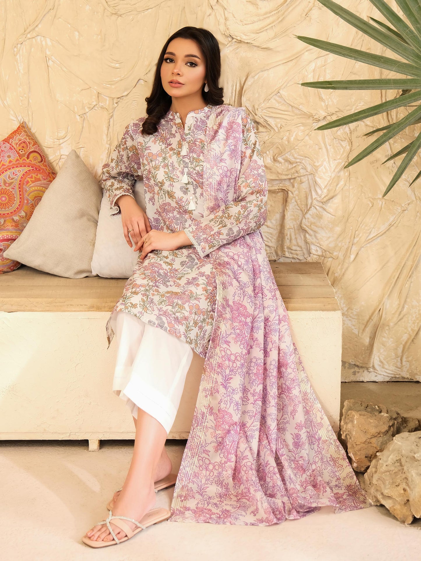 2 Piece Lawn Suit-Printed (Unstitched)