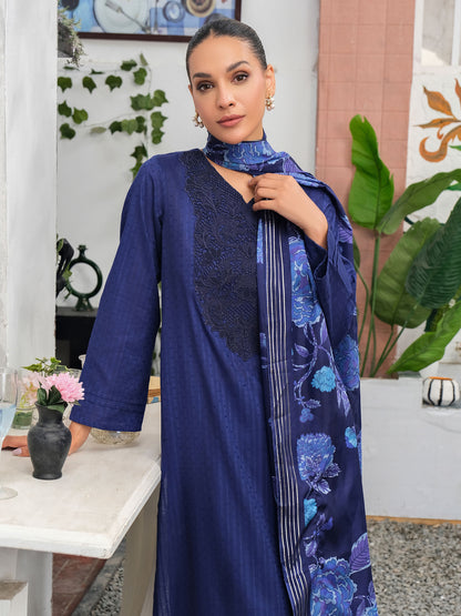 3 Piece Lawn Suit-Embroidered (Unstitched)