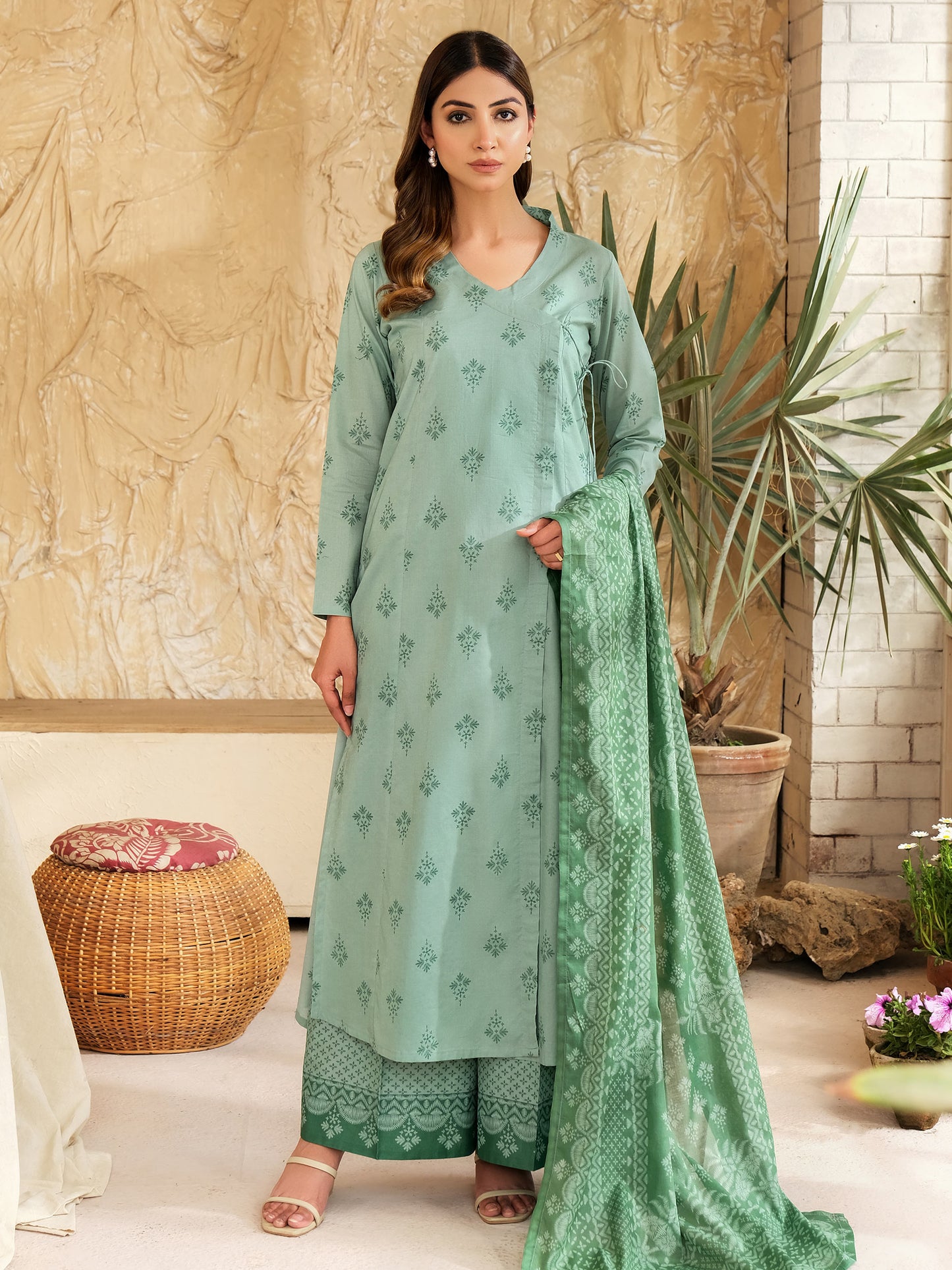 3 Piece Lawn Suit-Printed (Unstitched)