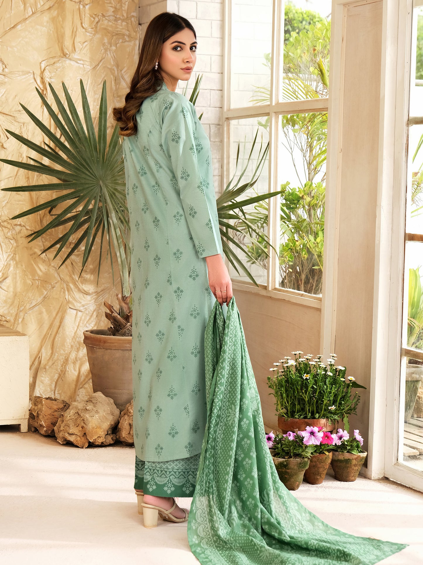 3 Piece Lawn Suit-Printed (Unstitched)