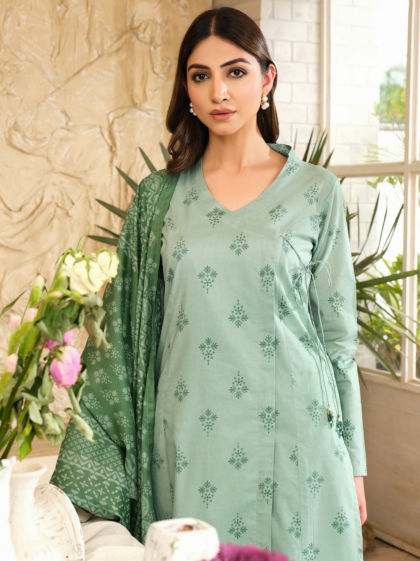 3 Piece Lawn Suit-Printed (Unstitched)