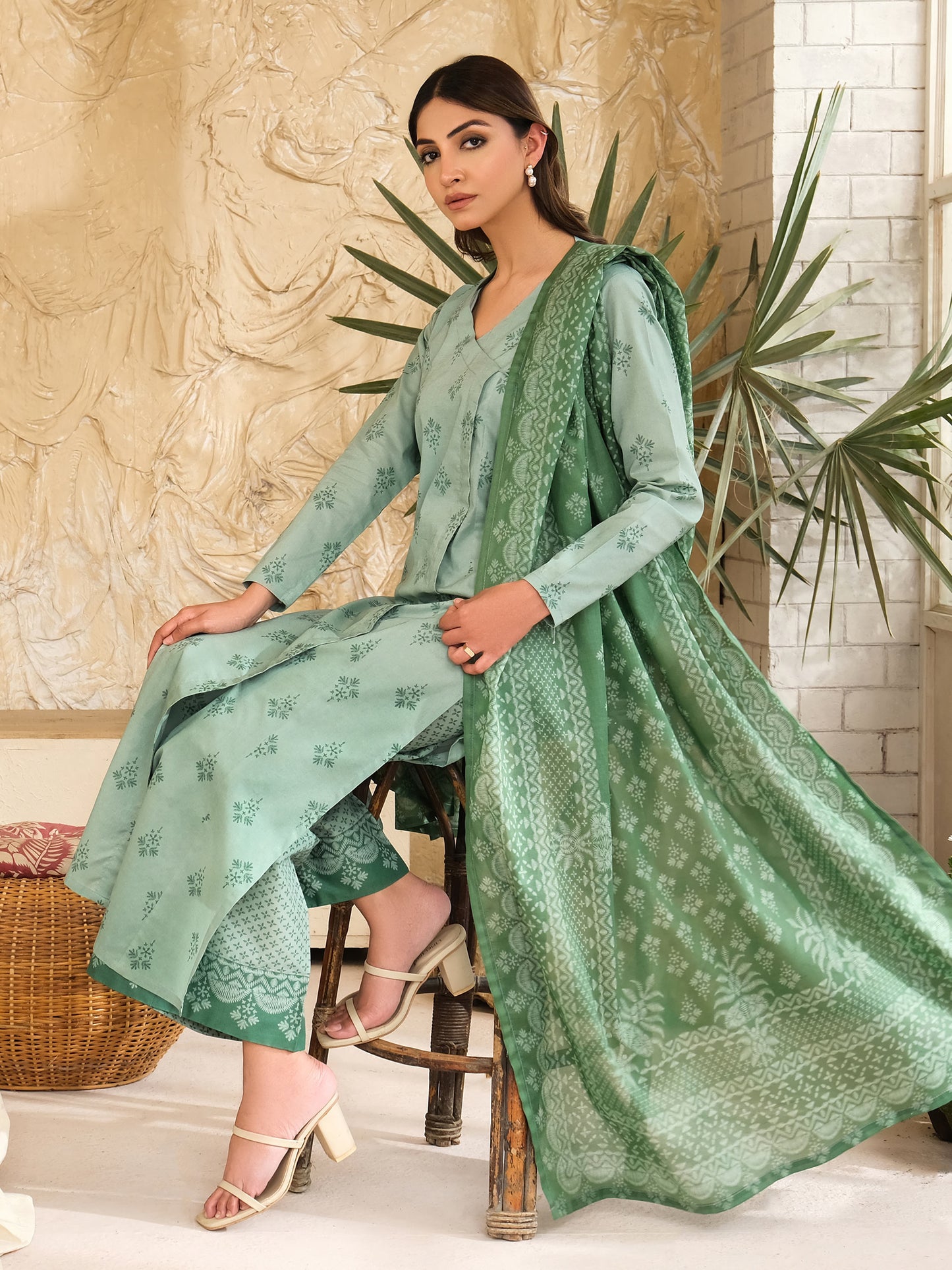 3 Piece Lawn Suit-Printed (Unstitched)