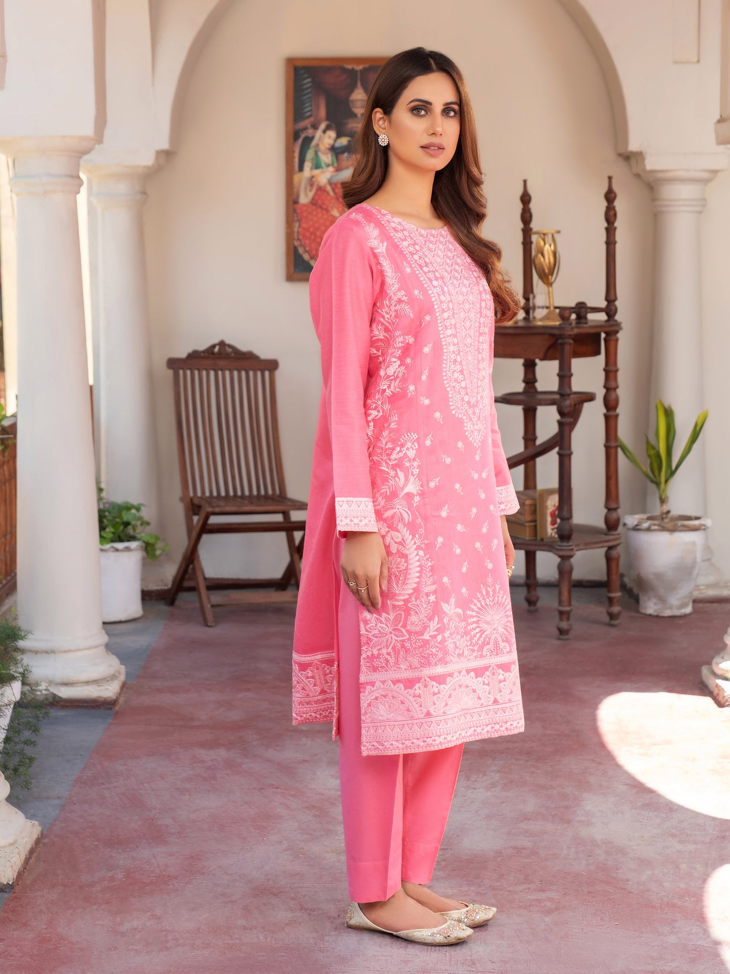2 Piece Lawn Suit-Embroidered (Pret)