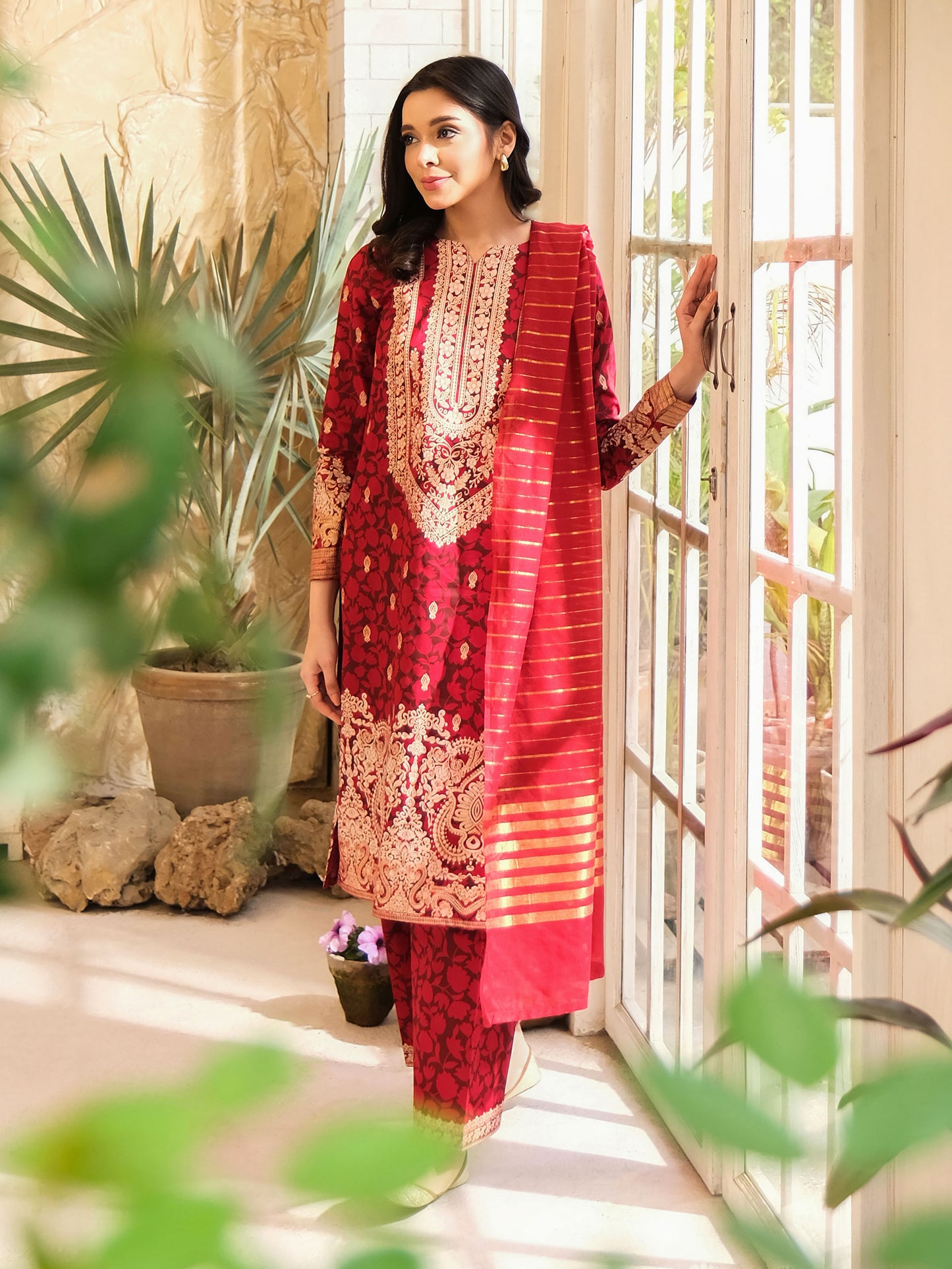 3 Piece Lawn Suit-Paste Print (Unstitched)