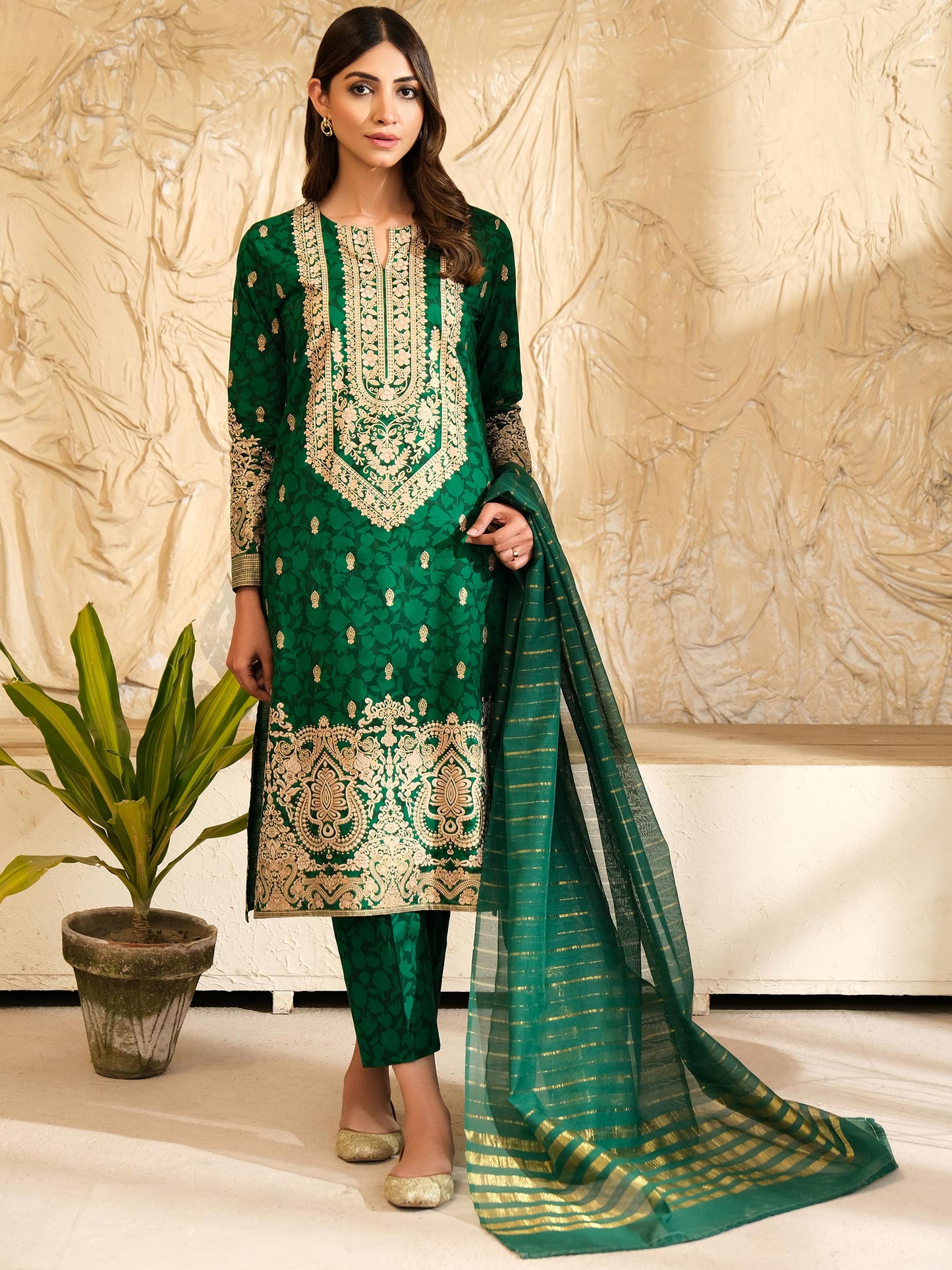 3 Piece Lawn Suit-Paste Print (Unstitched)