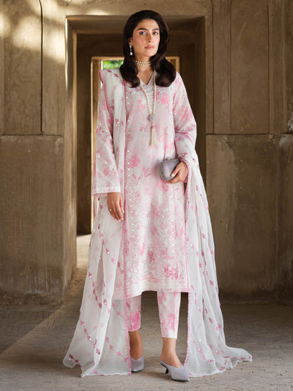 3 Piece Lawn Suit-Embroidered (Pret)