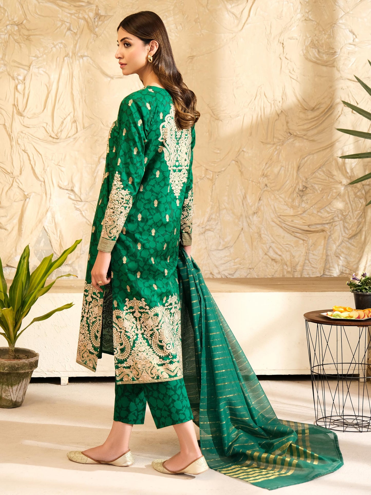 3 Piece Lawn Suit-Paste Print (Unstitched)