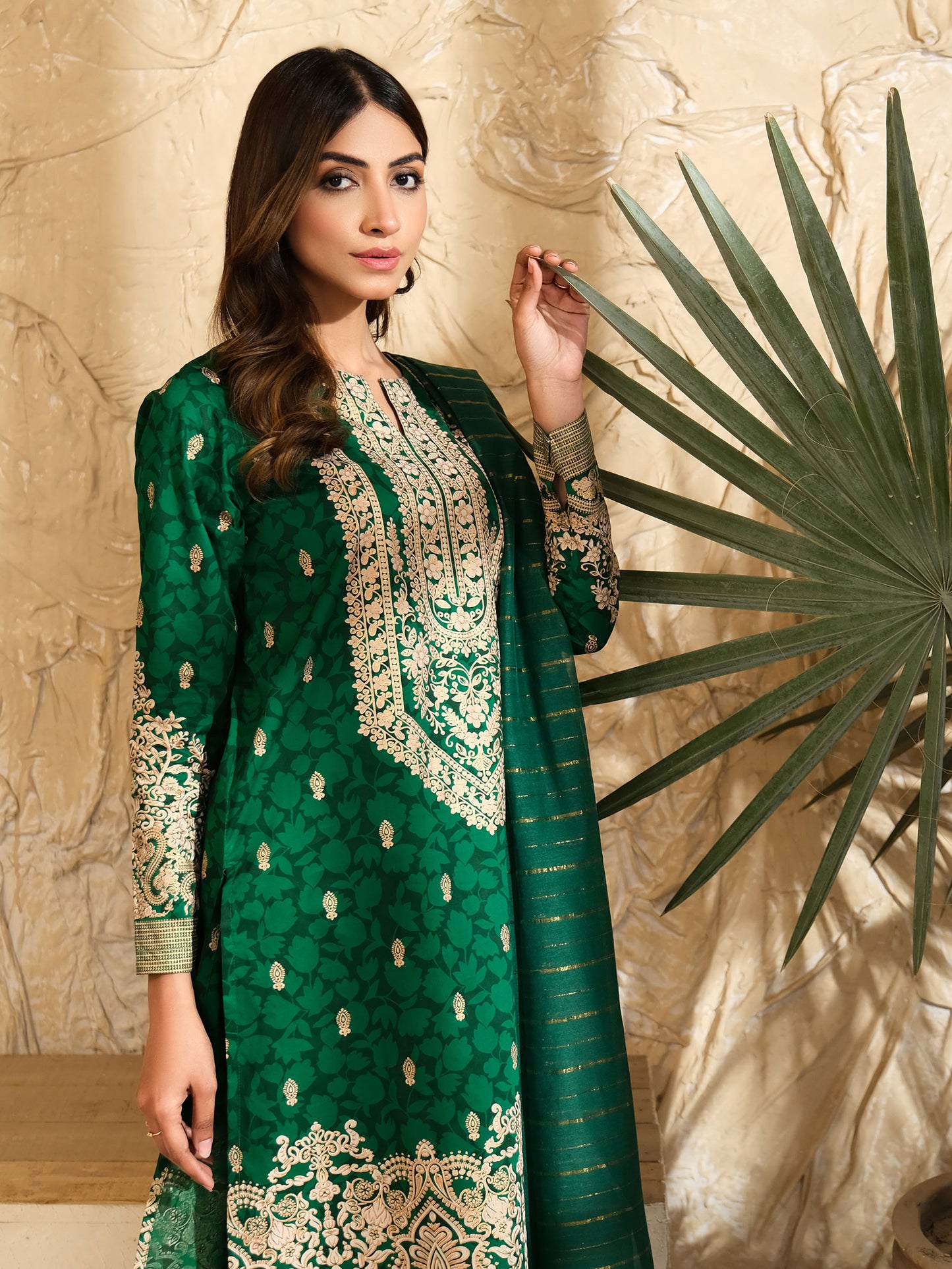 3 Piece Lawn Suit-Paste Print (Unstitched)