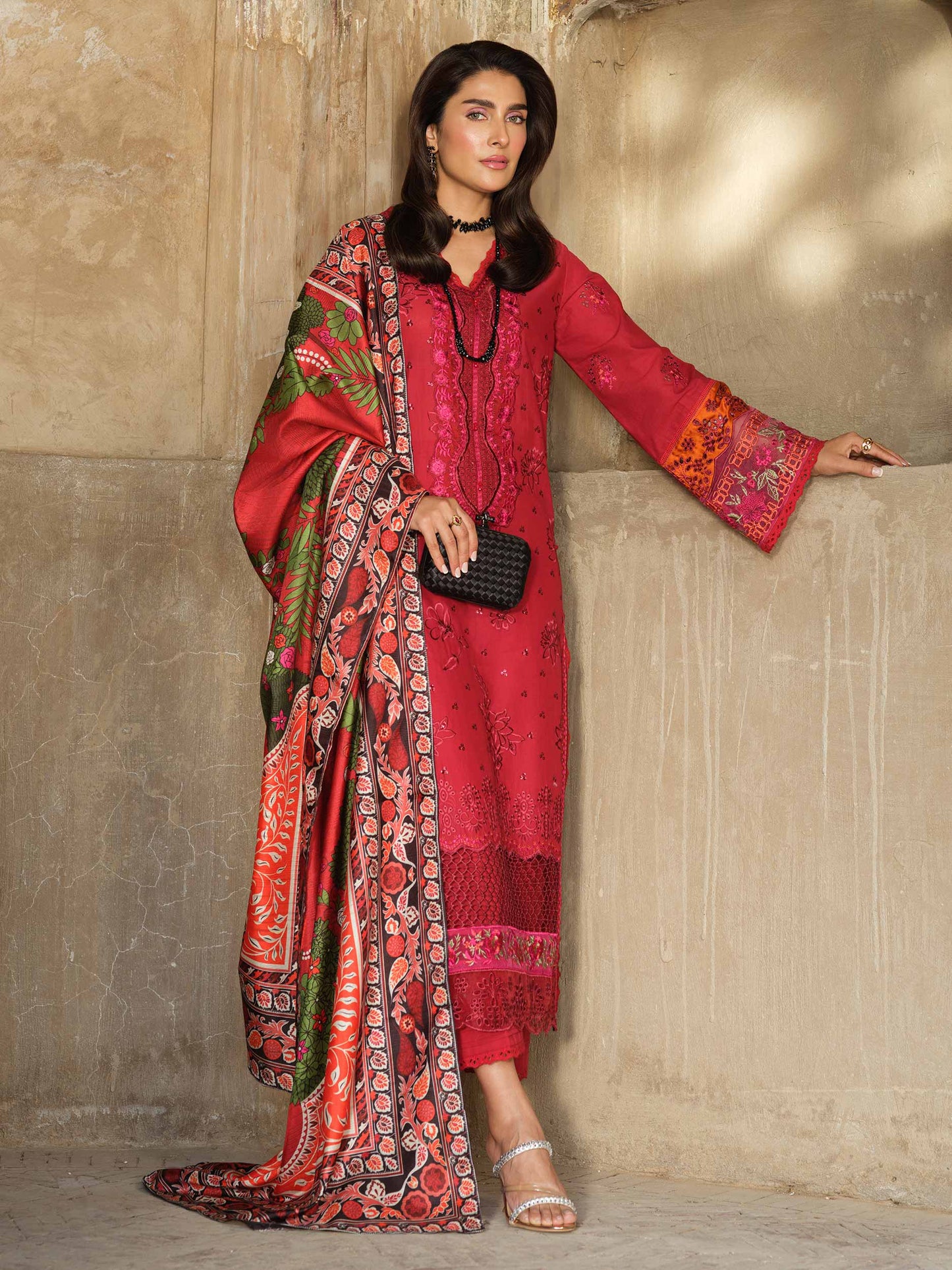 3 Piece Lawn Suit-Embroidered (Pret)