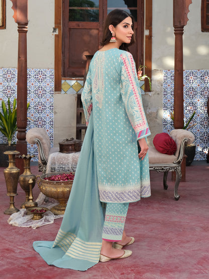 3 Piece Lawn Suit-Embroidered (Unstitched)