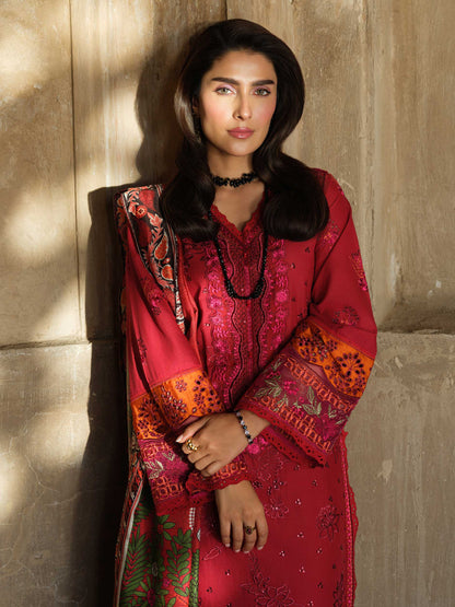 3 Piece Lawn Suit-Embroidered (Pret)