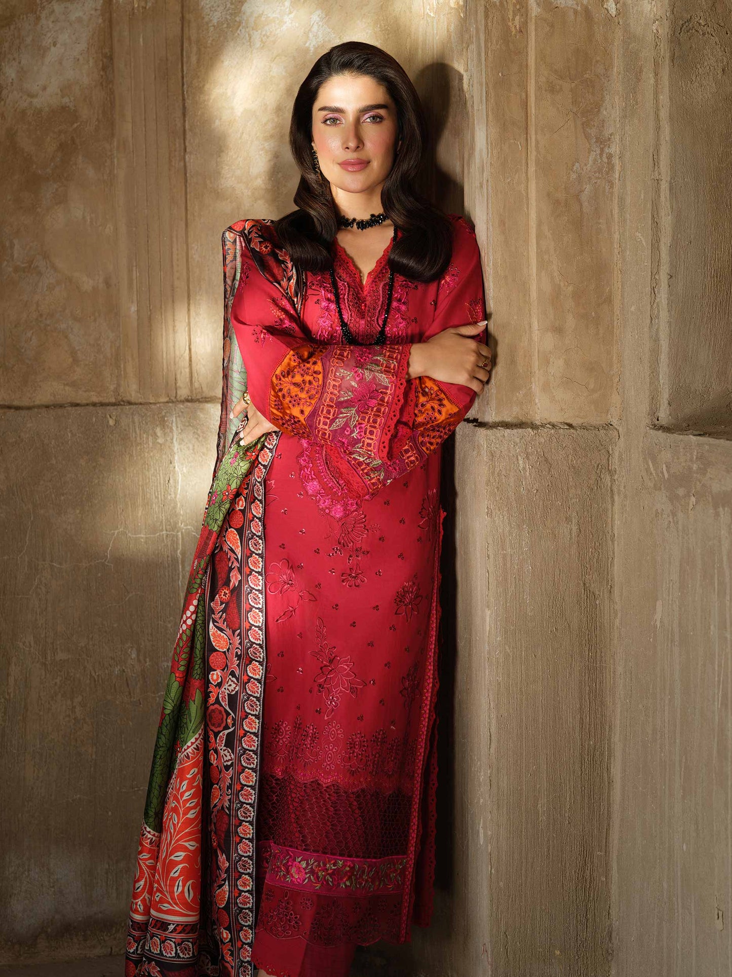 3 Piece Lawn Suit-Embroidered (Pret)