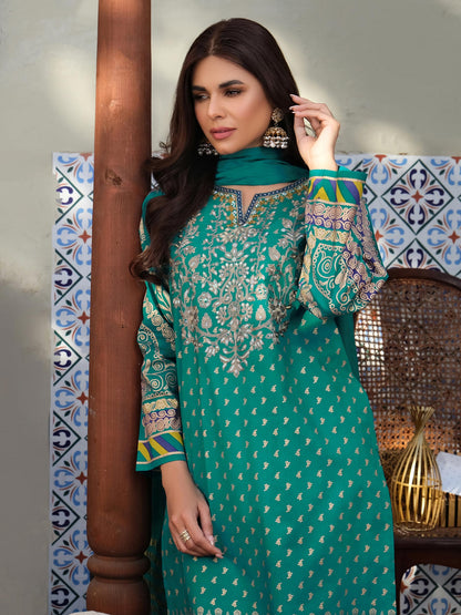 3 Piece Lawn Suit-Embroidered (Unstitched)