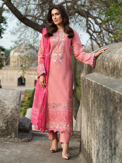 3 Piece Lawn Suit-Embroidered (Pret)