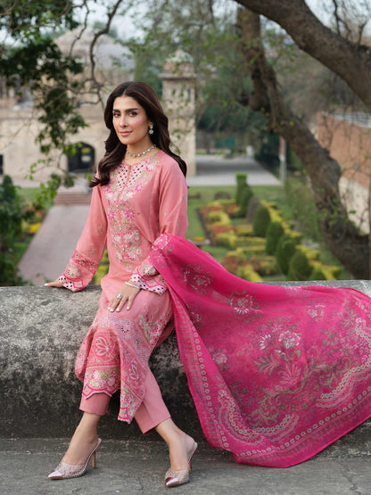 3 Piece Lawn Suit-Embroidered (Pret)