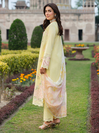 3 Piece Lawn Suit-Embroidered (Pret)