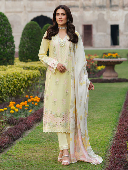 3 Piece Lawn Suit-Embroidered (Pret)