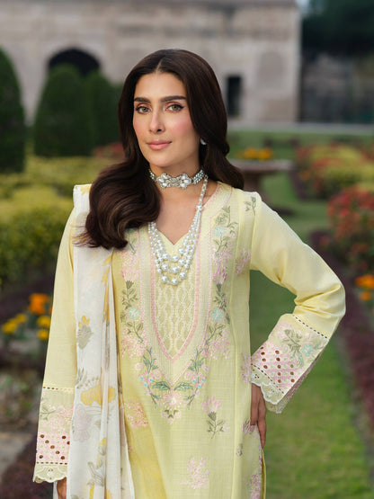 3 Piece Lawn Suit-Embroidered (Pret)