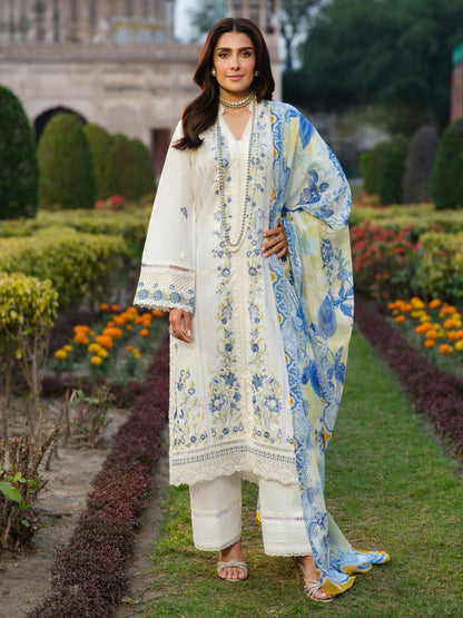 3 Piece Lawn Suit-Embroidered (Pret)